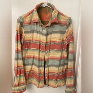 Faherty button up shirt. Reversible